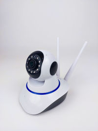 Cctv wireless on white background