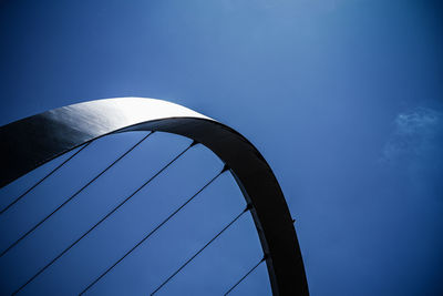 Low angle view of bridge against sky