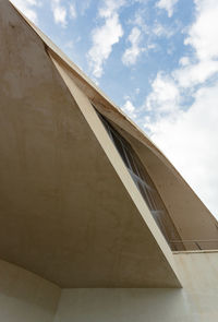 Low angle view of building against sky