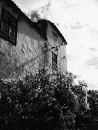 Low angle view of building against sky