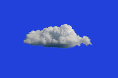 Close-up of clouds in blue sky