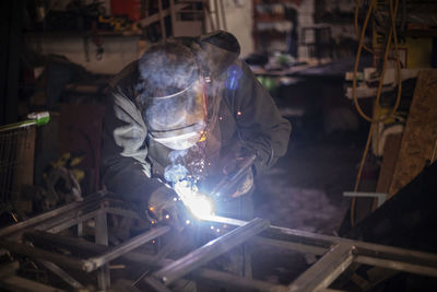 Man working in factory