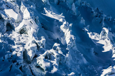 Scenic view of snow covered landscape