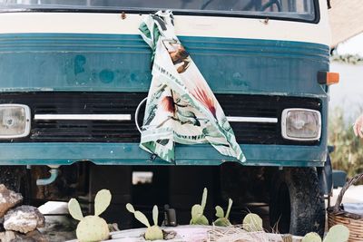 Side view of a man holding umbrella