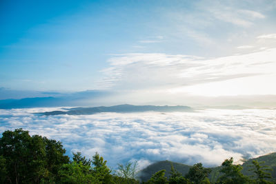 View of cloudy sky