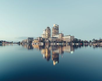 View of city at waterfront