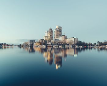 View of city at waterfront