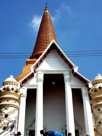 Low angle view of building against sky