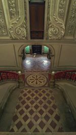 Low angle view of ceiling