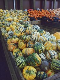 Various fruits for sale at market stall