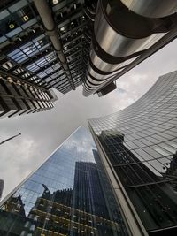 Low angle view of modern buildings