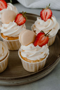 Close-up of cake on table