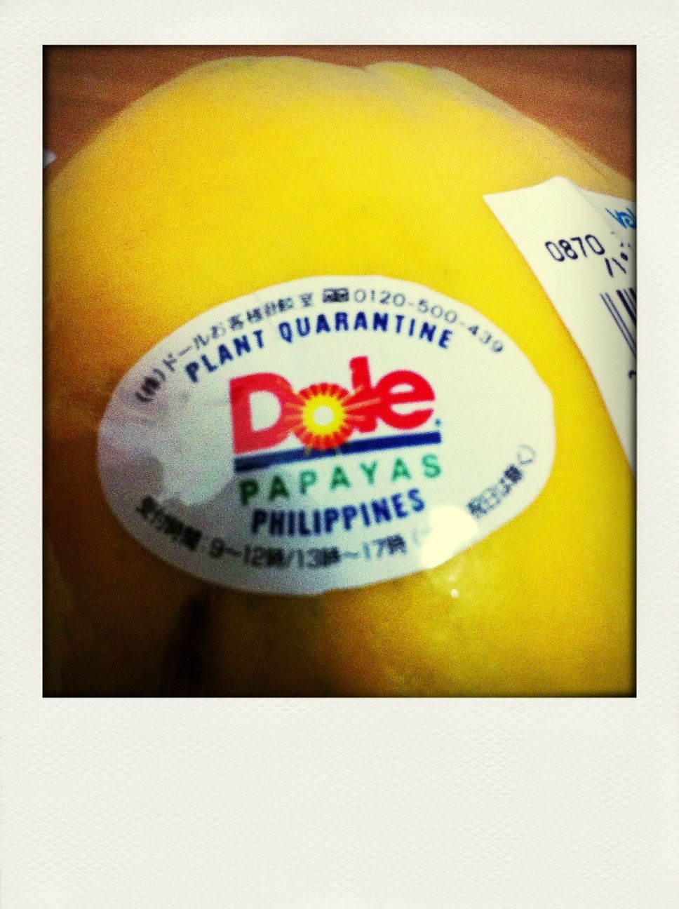 Papaya in Japan...from The Philippines!
