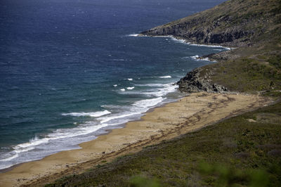 Scenic view of beach