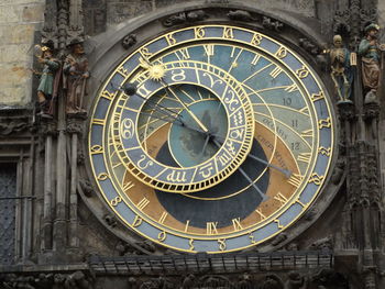 Low angle view of clock tower