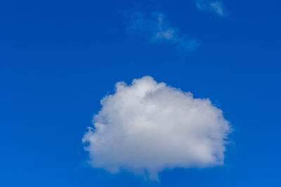 Low angle view of clouds in sky