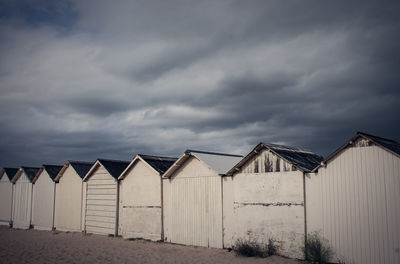 Panoramic view of beach against sky