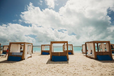 Cabanas on the beach gulf of mexico luxury vacation destination