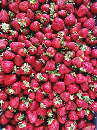 Full frame shot of strawberries