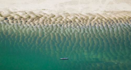 Aerial view of sea