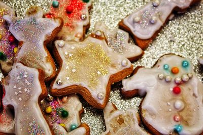 Full frame shot of cookies