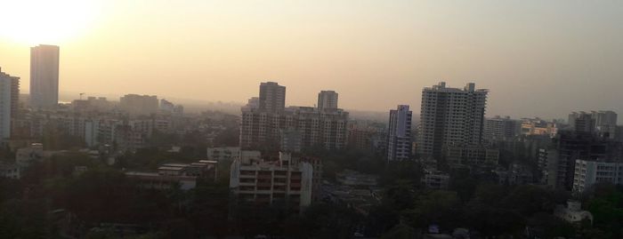 Cityscape at sunset