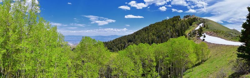 Rocky mountain wasatch front butterfield canyon oquirrh mountains utah, united states.