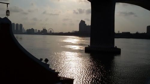 River with buildings in background