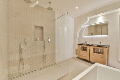 Interior of bathroom