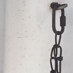 Close-up of metal door
