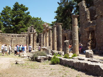 View of old ruins