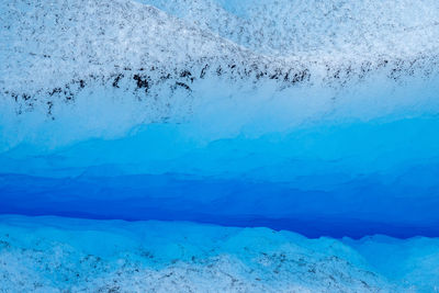 Detail view of perito moreno glacier