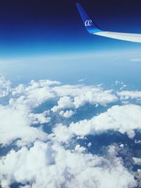 Aerial view of cloudscape against sky