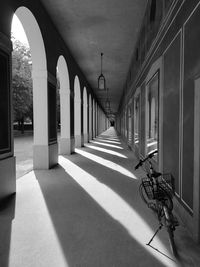 Corridor of building