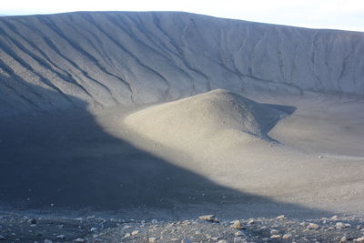 Scenic view of snow covered land