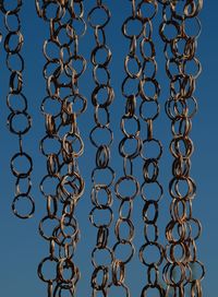 Full frame shot of metal structure against sky