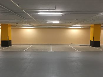 Empty parking lot