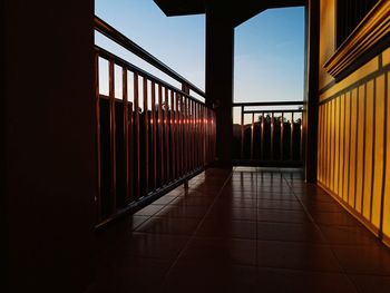 Corridor of building