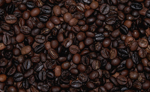 Full frame shot of coffee beans