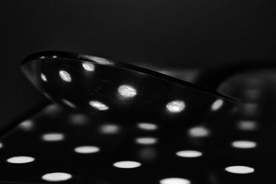 Close-up of water drops on glass