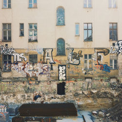 Graffiti on wall