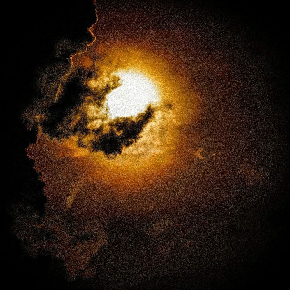 night, dark, sky, low angle view, tranquility, nature, beauty in nature, silhouette, astronomy, scenics, tranquil scene, no people, mystery, backgrounds, star - space, full frame, moon, glowing, illuminated, light - natural phenomenon