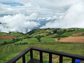 Scenic view of landscape against sky