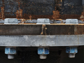 Close-up of rusty metal