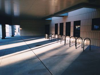 Empty tiled floor