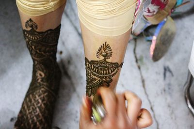 Person looking at camera