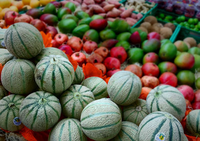 Fruits at market for sale