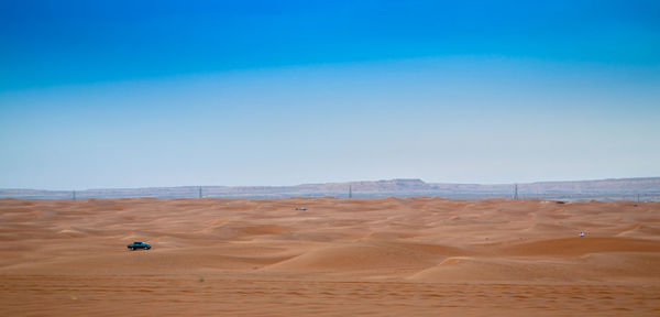 Scenic view of desert