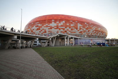 View of building against clear sky