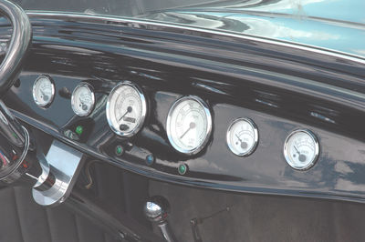 Close-up of vintage car